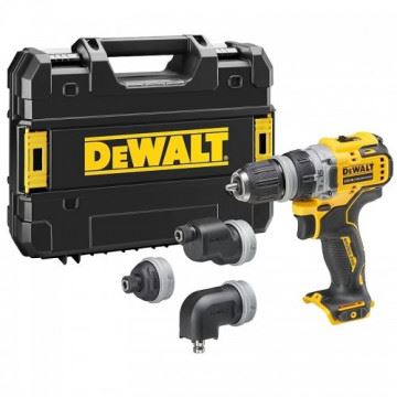 DEWALT Taladro inalámbrico con cabezal multifuncional 12V sin batería DCD703NT