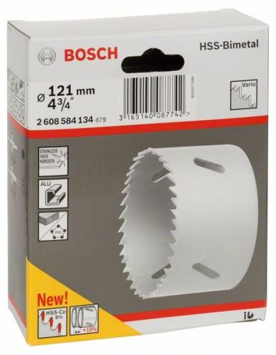 BOSCH Perforadora bimetálica HSS para adaptador estándar 121 mm, 4 3/4" 2608584134