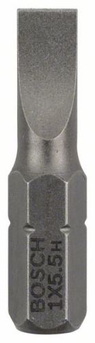 BOSCH Punta de destornillador extra dura Extra-Hart S 1.0x5.5, 25 mm (3 uds) 2607001464