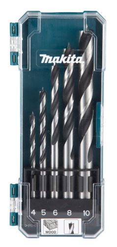 Juego de brocas para madera MAKITA 5 piezas 4/5/6/8/10 mm D-72861