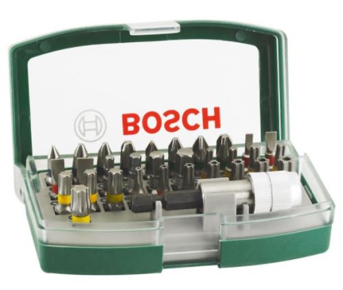 BOSCH Juego de puntas de destornillador codificadas por colores de 32 piezas 2607017063