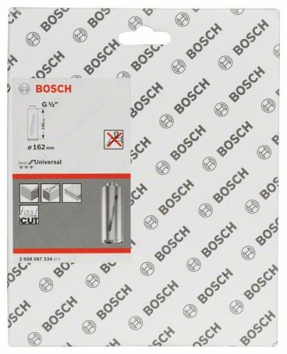 BOSCH Broca de diamante para perforación en seco G 1/2" 65 mm, 150 mm, 4 segmentos, 7 mm 2608587321