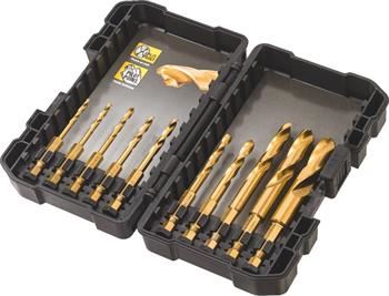 Juego de brocas para metal DeWALT Titanium con vástago hexagonal (10 piezas) DT50050