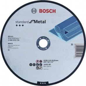 BOSCH Disco de corte estándar para metal 230 x 1,9 x 22,23 mm, recto 2608619770