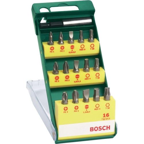 Juego de puntas de destornillador BOSCH 16 piezas 2607019453