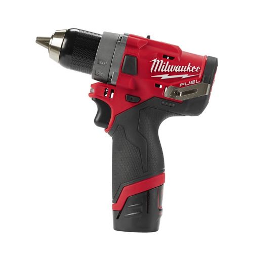 MILWAUKEE Taladro atornillador inalámbrico M12 FDD-202X FUEL (2x 12 V/2,0 Ah) 4933459816