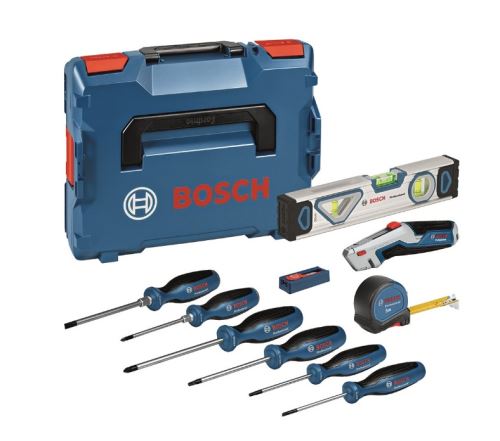 Juego de herramientas manuales Bosch de 19 piezas + L-Boxx 0615990N2R