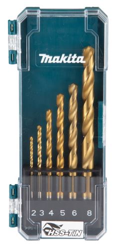 Juego de brocas MAKITA HSS-TiN Económicas para metal 6 piezas D-72833