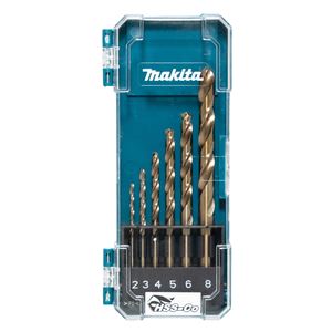 Juego de brocas para metal MAKITA HSS-Co 2,3,4,5,6,8 mm D-75758