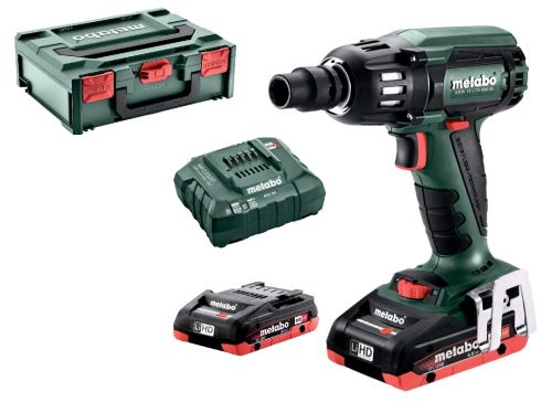 METABO Atornillador de impacto a batería SSW 18 LTX 400 BL, 602205800