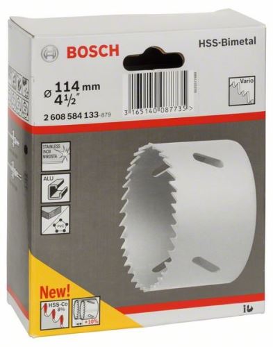 BOSCH Perforadora bimetálica HSS para adaptador estándar 114 mm, 4 1/2" 2608584133