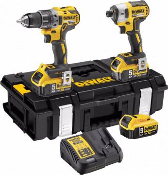 Juego de herramientas a batería DeWALT Combo 18V 3x5,0 Ah DCK266P3