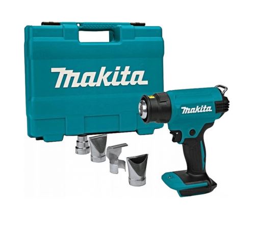 Pistola de aire caliente Makita Aku, Li-ion LXT 18V, sin batería DHG180ZK