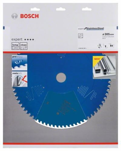 BOSCH Hoja de sierra circular Expert para acero inoxidable 305 x 25,4 x 2,5 x 80 2608644284