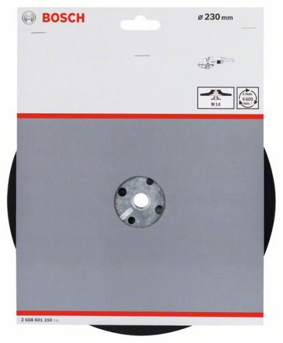 BOSCH Placa trasera Estándar M14 230 mm 230 mm, 6.650 rpm 2608601210