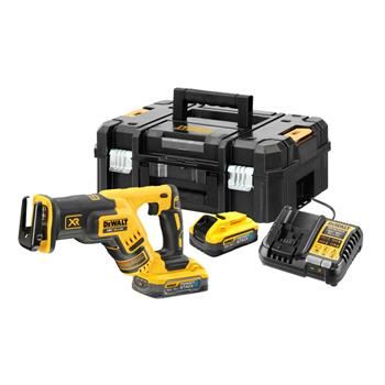 Sierra alternativa inalámbrica DeWALT, batería 2x 5Ah POWERSTACK DCS367H2T