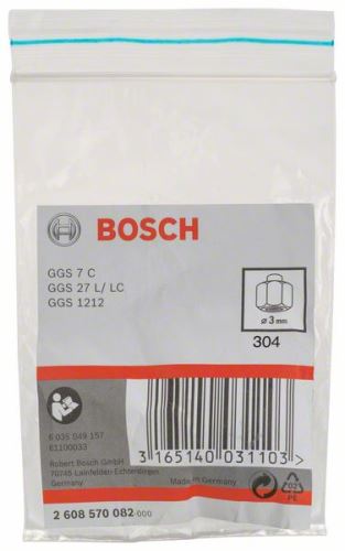 BOSCH Portabrocas con tuerca de apriete 3 mm 2608570082