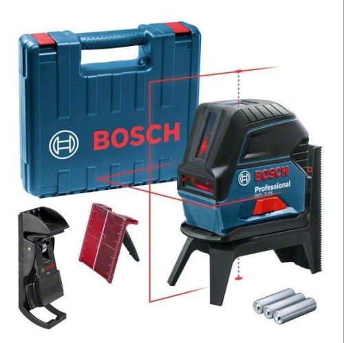 Láser cruzado BOSCH GCL 2-15 + RM 1 + soporte + estuche 0601066E02