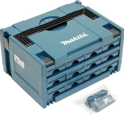 MAKITA Makpac con compartimentos - 3 filas de cuatro compartimentos P-84327