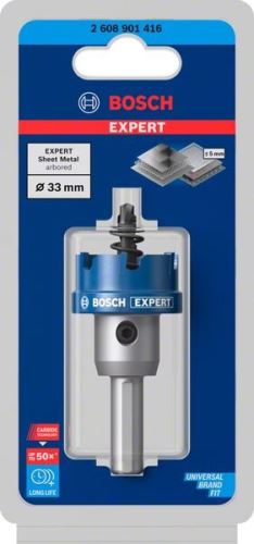 BOSCH EXPERT Perforadora de carburo Chapa 33mm 2608901416