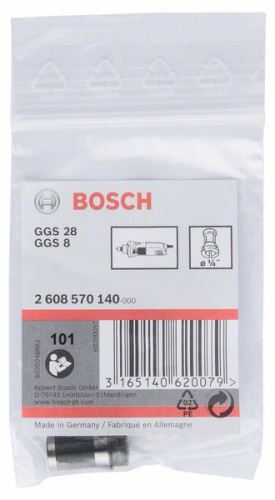 BOSCH Manguito de sujeción de pinza sin tuerca de sujeción 1/4" 2608570140