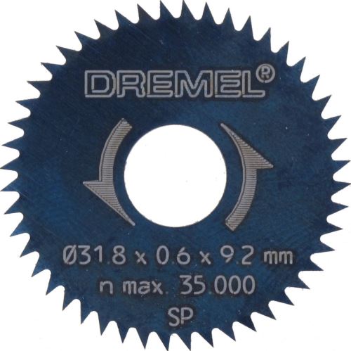 DREMEL Hoja de sierra para cortes longitudinales y transversales 31,8mm 26150546JB