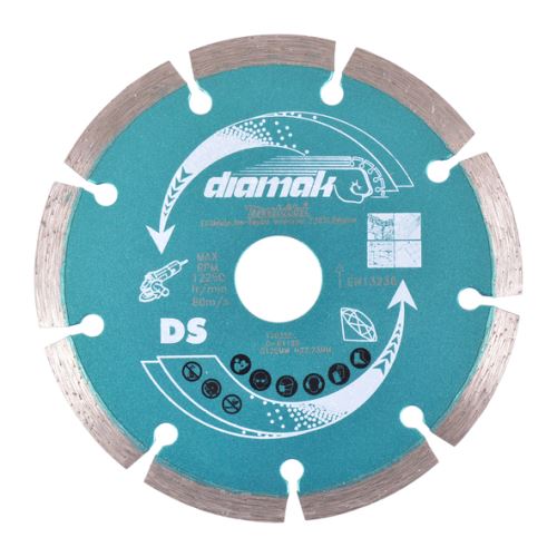 Disco de corte de diamante MAKITA DiaMak 125x22,23 mm, 10 piezas D-61139-10