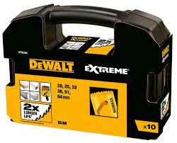 DeWALT Juego de perforadoras bimetálicas - multimaterial (10 piezas) DT90358