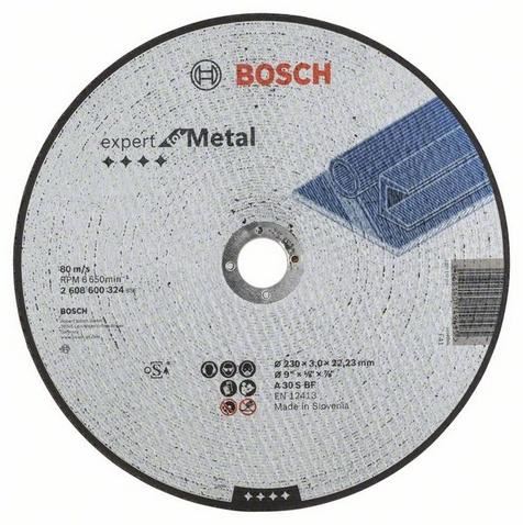 BOSCH Disco de corte recto Expert para metal A 30 S BF, 230 mm, 3,0 mm 2608600324