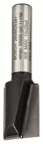 BOSCH Fresa ranuradora 8 mm, D1 15 mm, L 20 mm, G 51 mm 2608628387