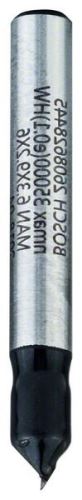 Fresa para ranurar en V BOSCH; mango 6 mm 2608628445