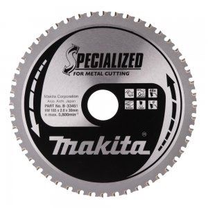 Hoja de sierra MAKITA acero SPECIALIZED 185x2x30 mm 48 dientes B-33451