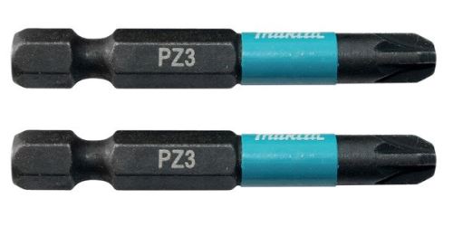 MAKITA punta de torsión 1/4" IMPACT NEGRO PZ3, 50 mm 2 piezas B-63769