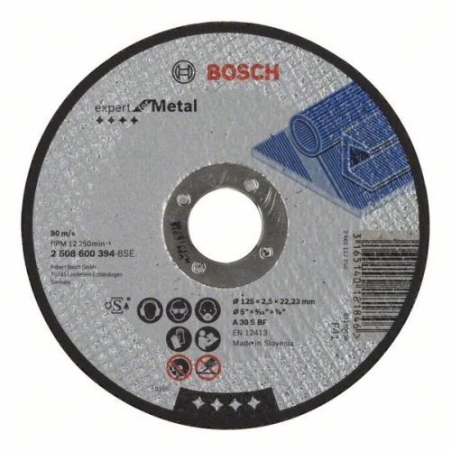 BOSCH Disco de corte recto A30SBF, 150 mm, 2,5 mm 2608600382