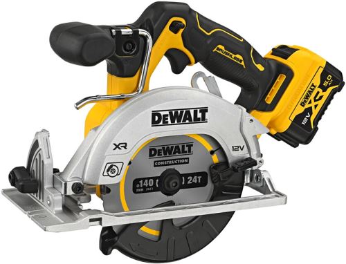 Sierra circular inalámbrica DeWALT 12V (2x5Ah) DCS512P2