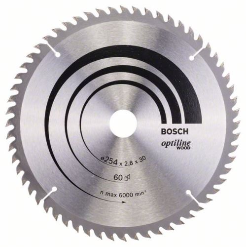 BOSCH Hoja de sierra Optiline Madera 216 x 30 x 2,8 mm, 48 2608640641