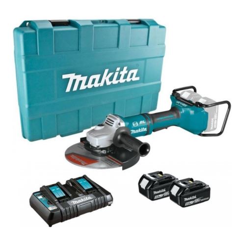 Makita Amoladora angular a batería 230mm Li-ion LXT 2x18V/5.0Ah DGA900PT2