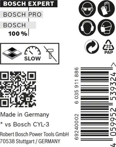 BOSCH EXPERT CYL-9 MultiConstrucción 5.5x50.10uds 2608900639