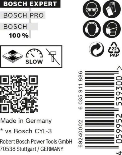 BOSCH EXPERT CYL-9 MultiConstrucción 4x40, 10 piezas 2608900637