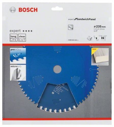 BOSCH Hoja de sierra Expert para panel sándwich 235 x 30 x 2,2 mm, 50 2608644143