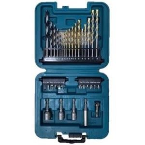 Juego de brocas y brocas MAKITA 34 piezas en estuche de plástico B-68498