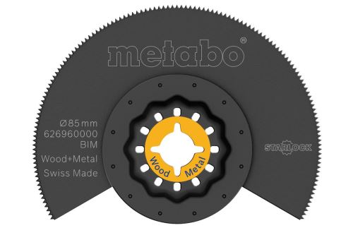 METABO Hoja de sierra Starlock madera BiM 85 mm 626960000