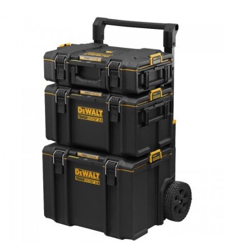 Juego de maletas DeWALT TOUGHSYSTEM 2.0 (DS450 + DS30 + DS166) DWST83402-1