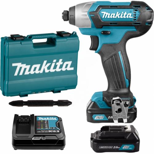 Makita Atornillador de impacto inalámbrico Li-ion CXT 10.8/12V/2.0Ah TD110DSAE