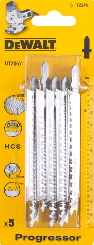 Hoja de sierra DeWALT Progressor para madera hasta 65 mm, 116 mm T234X (5 uds) DT2057