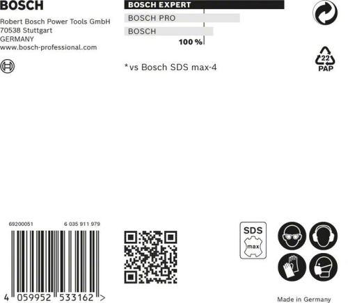 BOSCH EXPERT taladro SDS MAX-8X, 25x600x720 1ud 2608900242