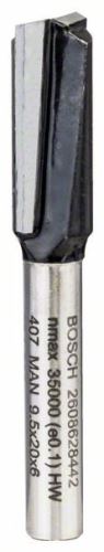 BOSCH Fresa ranuradora; mango 6 mm 2608628442