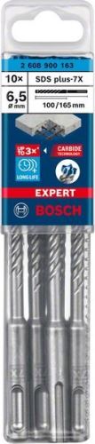 BOSCH EXPERT broca SDS plus-7X, 6,5x100x165 10 uds 2608900163