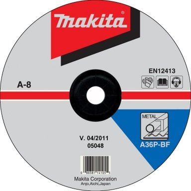 Muela MAKITA acero 150x6x22,23 mm A-84981