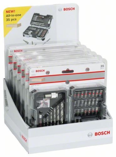 BOSCH Juego de puntas de destornillador y taladros PRO-Mix set madera - 35 piezas 2607017327